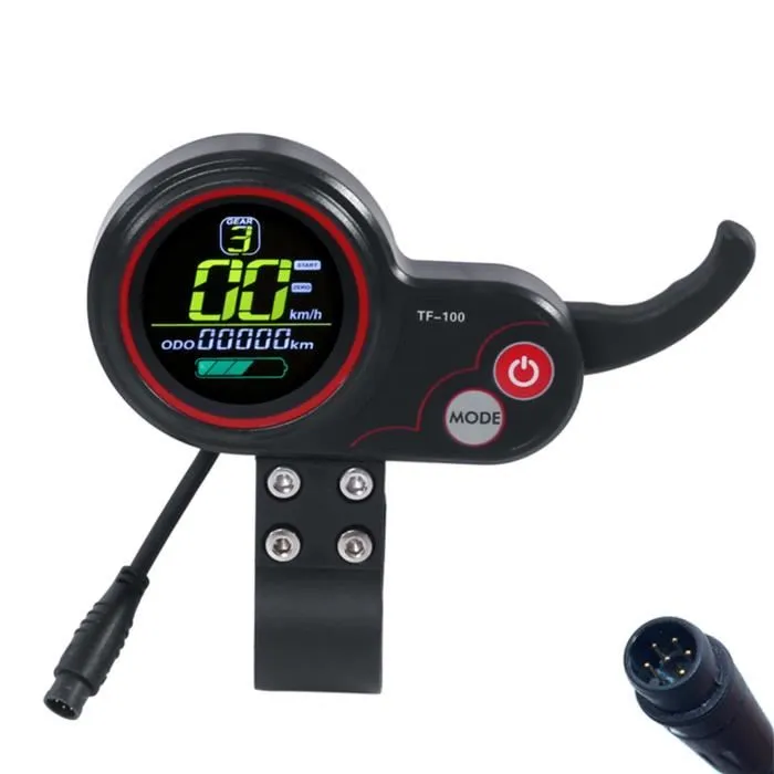 Compteur LCD 48V TF-100 pour trottinette électrique