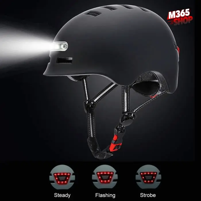 Casque avec lumière et voyant lumineux